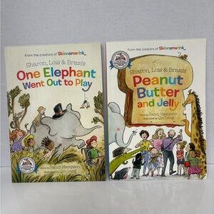 Sharon, Lois & Bram Book Set – One Elephant & Peanut Butter and Jelly